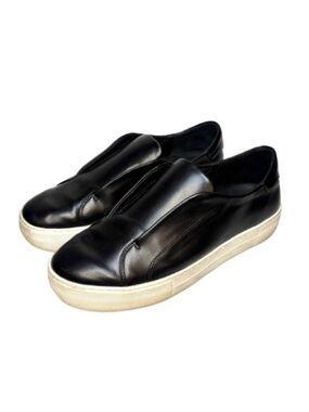 Ronsports Black Leather Trainers | 8